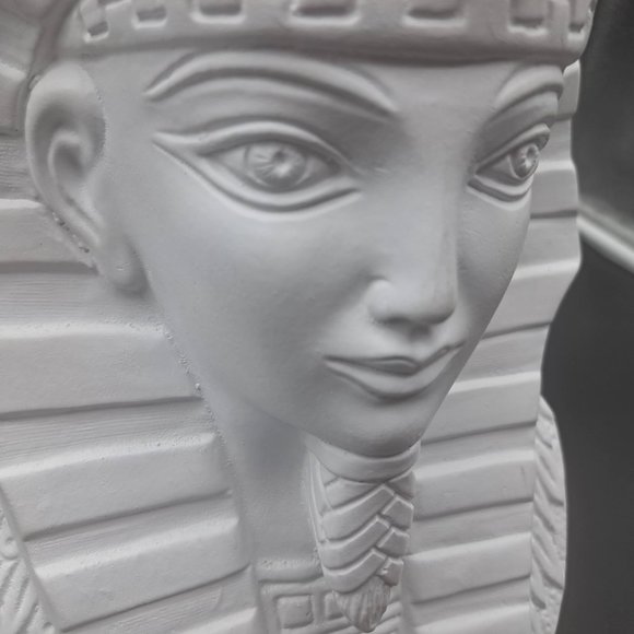 Plaster Bust of Egyptian Pharoah by Pacini - Picture 8 of 10